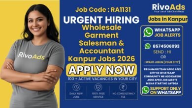 Wholesale Garment Salesman & Accountant Kanpur Jobs 2026 at Gore Enterprises in Hamraj Complex.