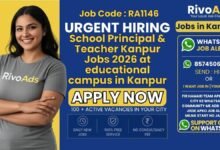 School Principal & Teacher Kanpur Jobs 2026 at educational campus in Kanpur