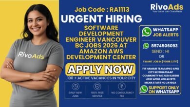 Software Development Engineer Vancouver BC Jobs 2026 at Amazon AWS development center.