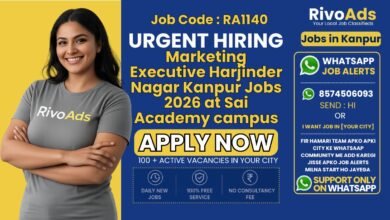 Marketing Executive Harjinder Nagar Kanpur Jobs 2026 at Sai Academy campus