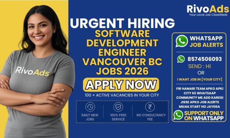 Software Development Engineer Vancouver BC Jobs 2026 at Amazon development center.