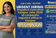 Dispatch Executive Kanpur Jobs 2026 at corporate logistics office in Kanpur