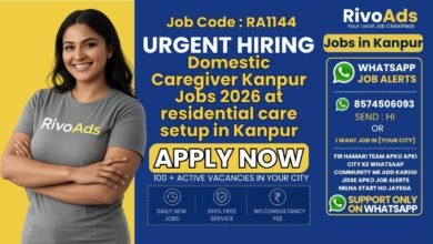 Domestic Caregiver Kanpur Jobs 2026 at residential care setup in Kanpur