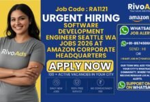 Software Development Engineer Seattle WA Jobs 2026 at Amazon corporate headquarters