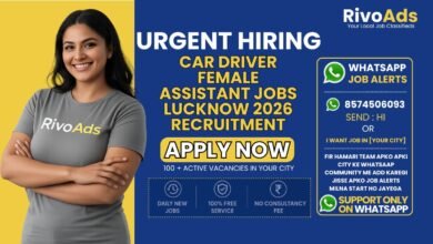 Car Driver Female Assistant Jobs Lucknow 2026 Gomti Nagar recruitment