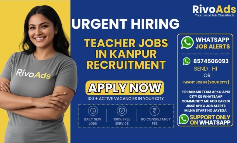 Teacher Jobs in Kanpur Shivaji Inter College walk-in interview setup
