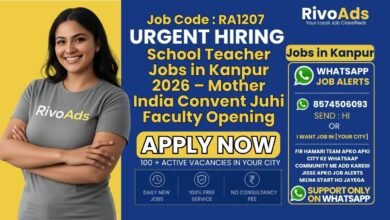 School Teacher Jobs in Kanpur 2026 – Mother India Convent Juhi Faculty Opening
