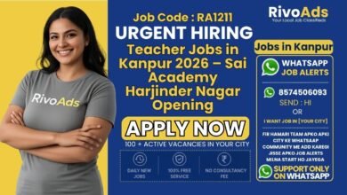 Teacher Jobs in Kanpur 2026 – Sai Academy Harjinder Nagar Opening