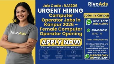 Computer Operator Jobs in Kanpur 2026 – Female Computer Operator Opening