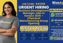 Business Development Manager Jobs in Kanpur 2026 – Chemical Manufacturing Group Opening
