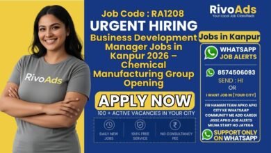 Business Development Manager Jobs in Kanpur 2026 – Chemical Manufacturing Group Opening