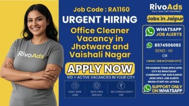 Office Helper Jobs in Jhotwara Vaishali Nagar 2026 – Housekeeping Staff