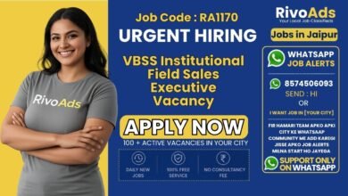 Field Marketing Jobs in Jaipur 2026 – VBSS Institutional Staff