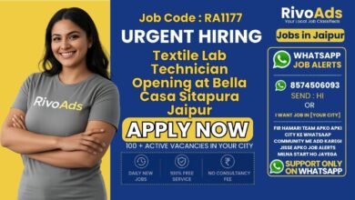 Textile Lab Technician Jobs in Sitapura Jaipur 2026 – Bella Casa