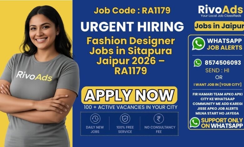Fashion Designer Jobs in Sitapura Jaipur 2026 – Goodwill Impex