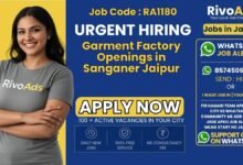 Garment Factory Jobs in Sanganer Jaipur 2026 – Maruti Creations