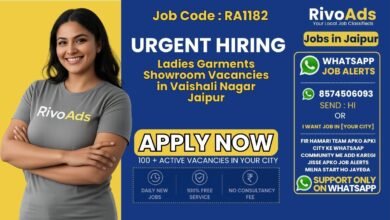 Boutique Jobs in Vaishali Nagar Jaipur 2026 – Showroom Staff & Tailor Openings