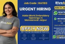 Adda Work Karigar Jobs in Mansarovar Jaipur 2026 – Kulwal Handicrafts