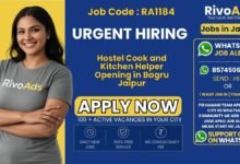 Hostel Cook Jobs near Manipal University Jaipur 2026 – Mess Staff Vacancy