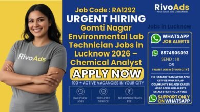 Gomti Nagar Environmental Lab Technician Jobs in Lucknow 2026 – Chemical Analyst Opening